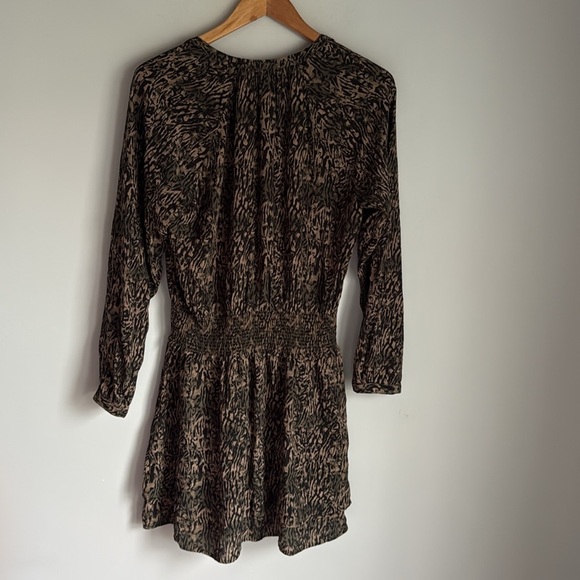 Rails Jasmine Smocked Waist Mini Dress Medium - Picture 3 of 13
